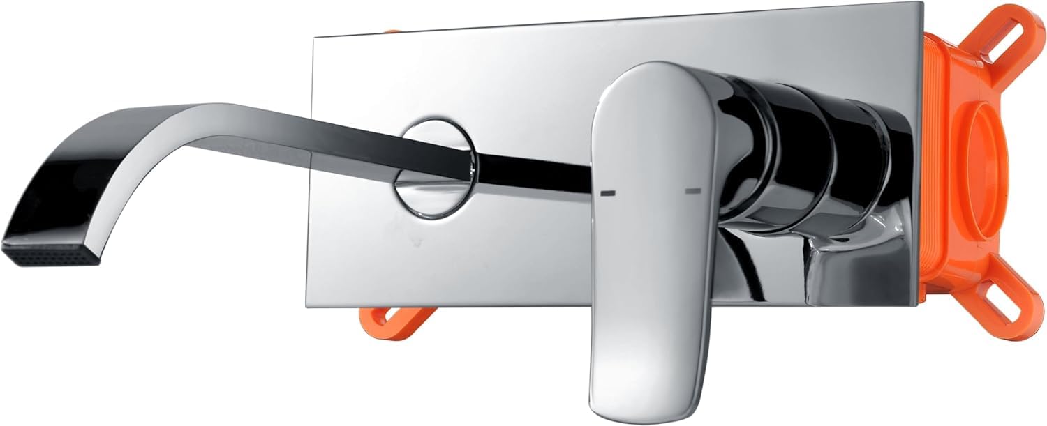Imex - grifo monomando lavabo empotrado cromado serie malta