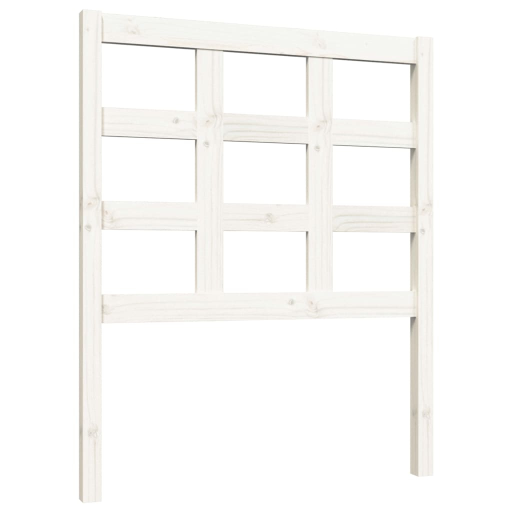 vidaXL cabecero de cama madera maciza de pino blanco 80,5x4x100 cm