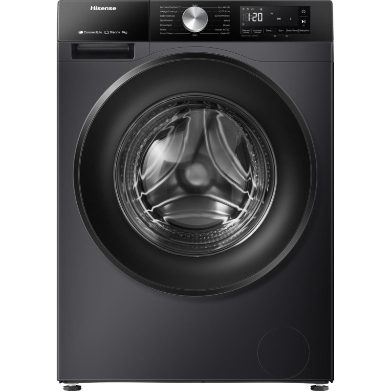 Lavadora Hisense wf3s9043bb3 9 kg a 1400 rpm Wi-Fi