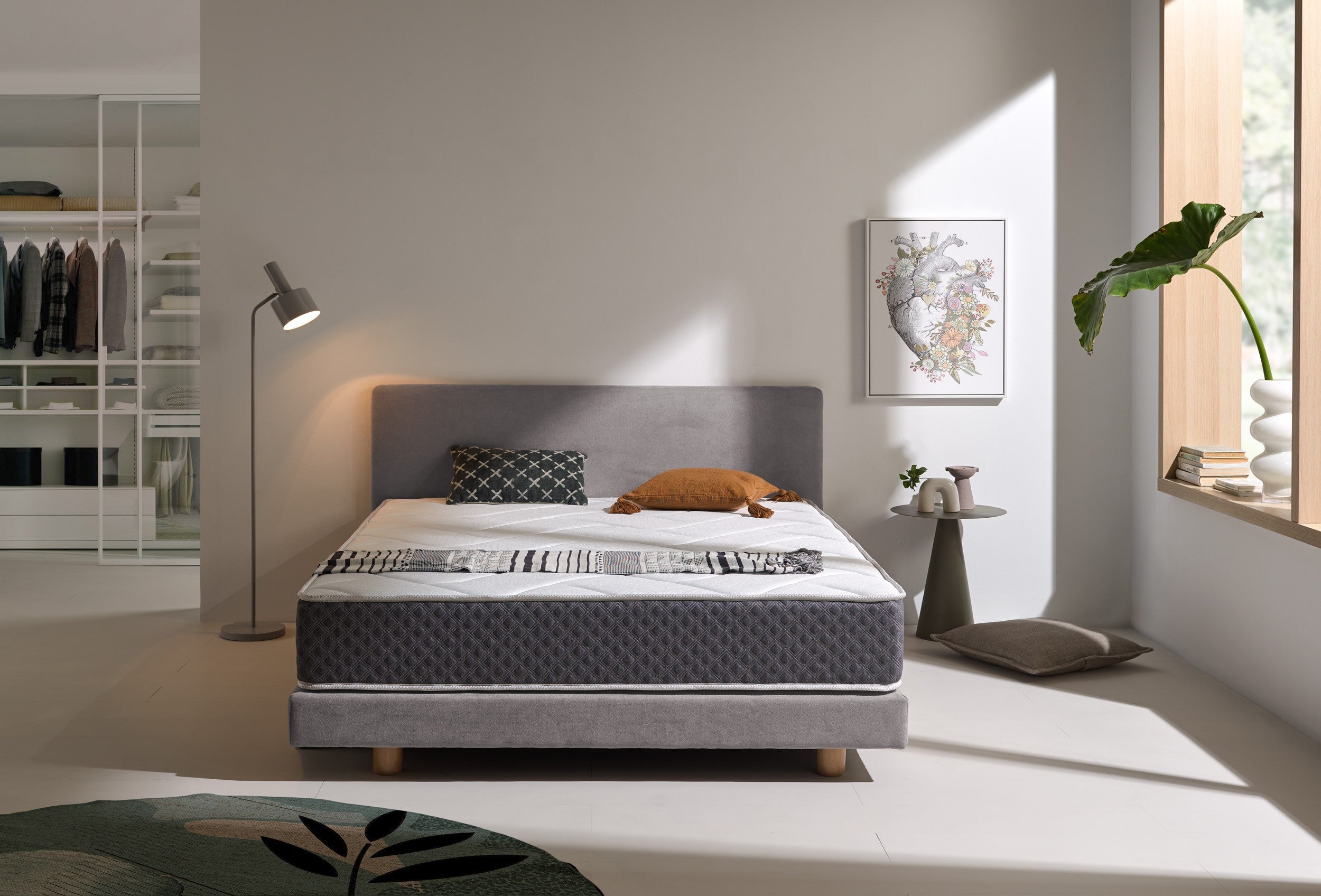 Colchón 180x200 visco 22 cm luxury grafeno therapy.