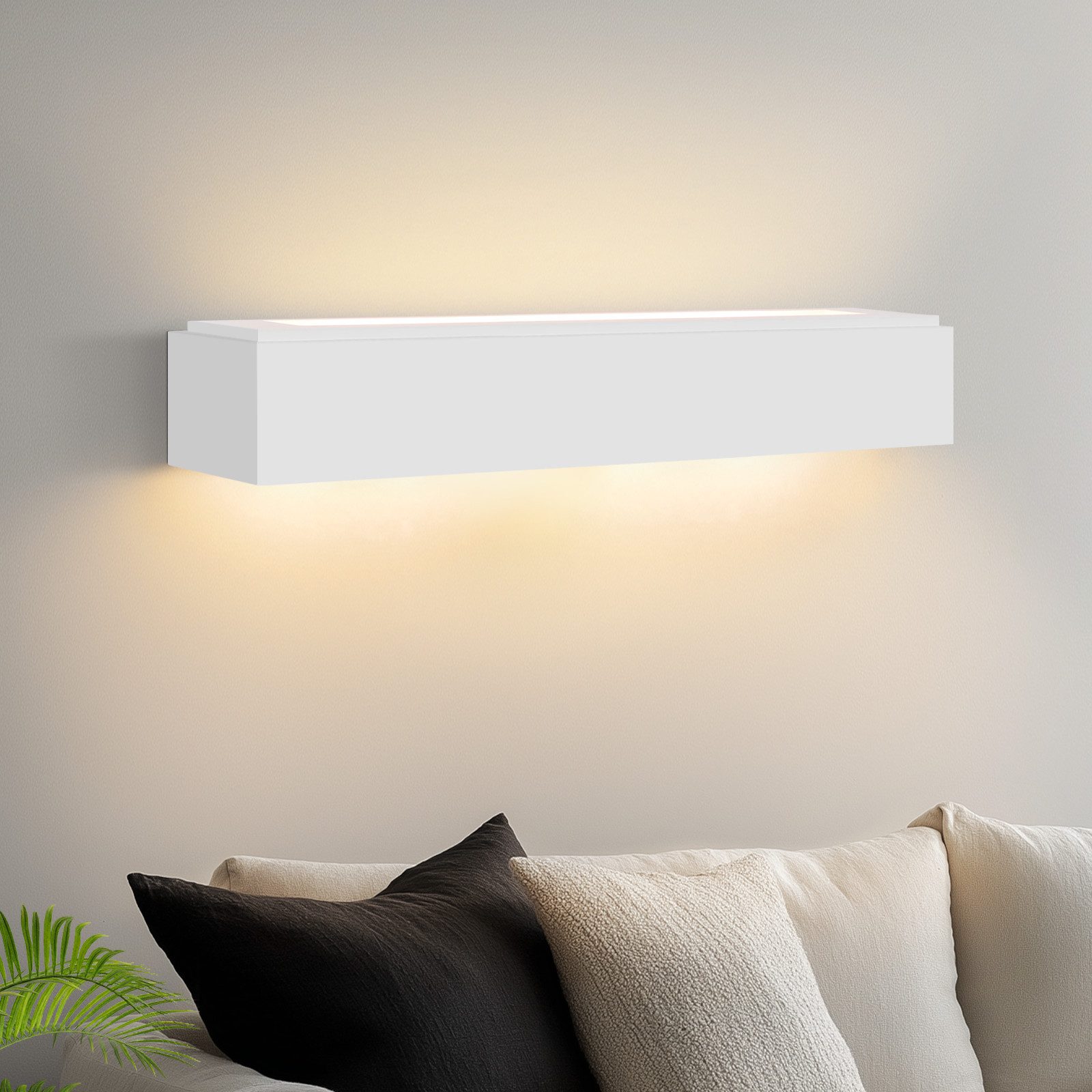 Nettlife aplique pared g9 blanco 52x7.7