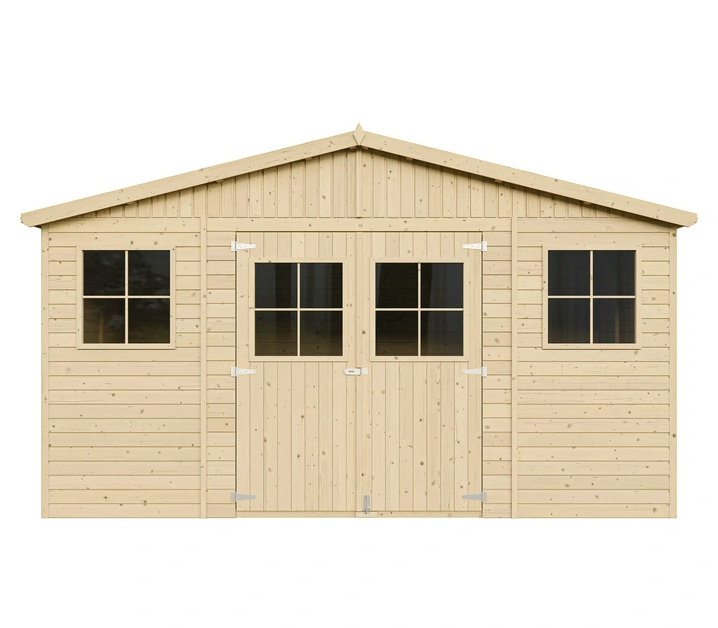 Caseta jardin exterior madera 11.91 m² Timbela m331