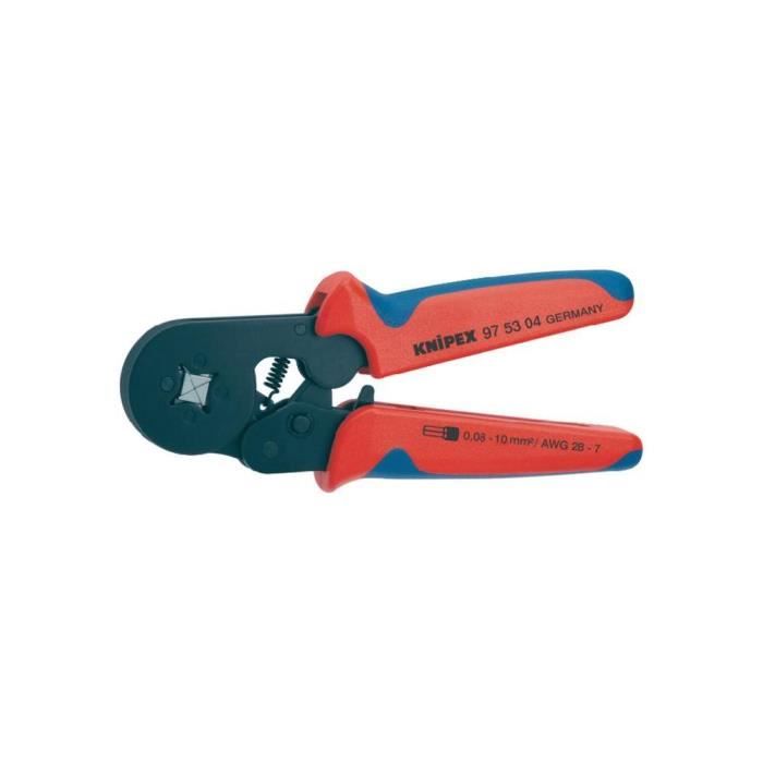 Alicates de engarzar autoajustables para casquillos de cable - knipex - 97