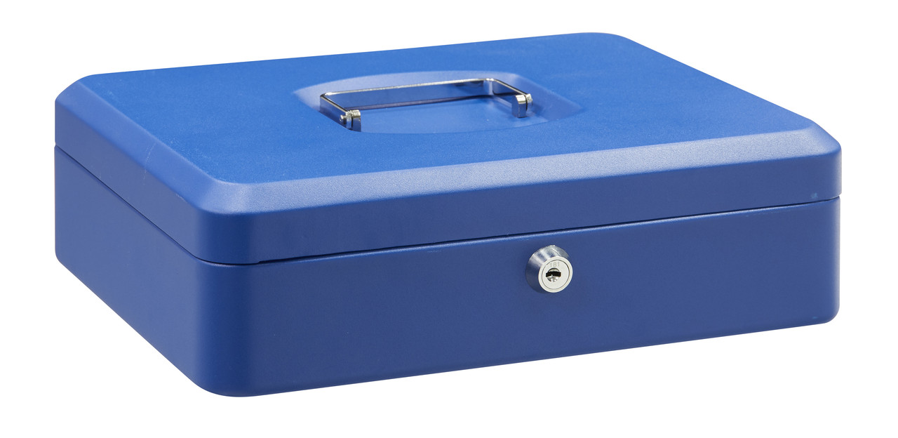 Arregui elegant c9245 caja caudales acero con bandeja, 30 cm ancho, azul