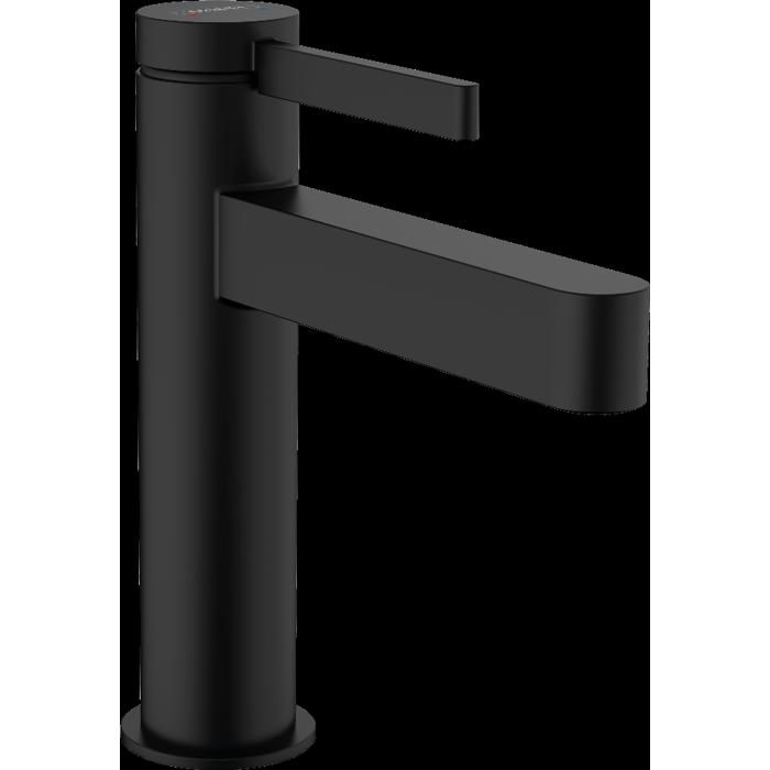 Hansgrohe mezclador de lavabo finoris con extraíble y desagüe negro mate -