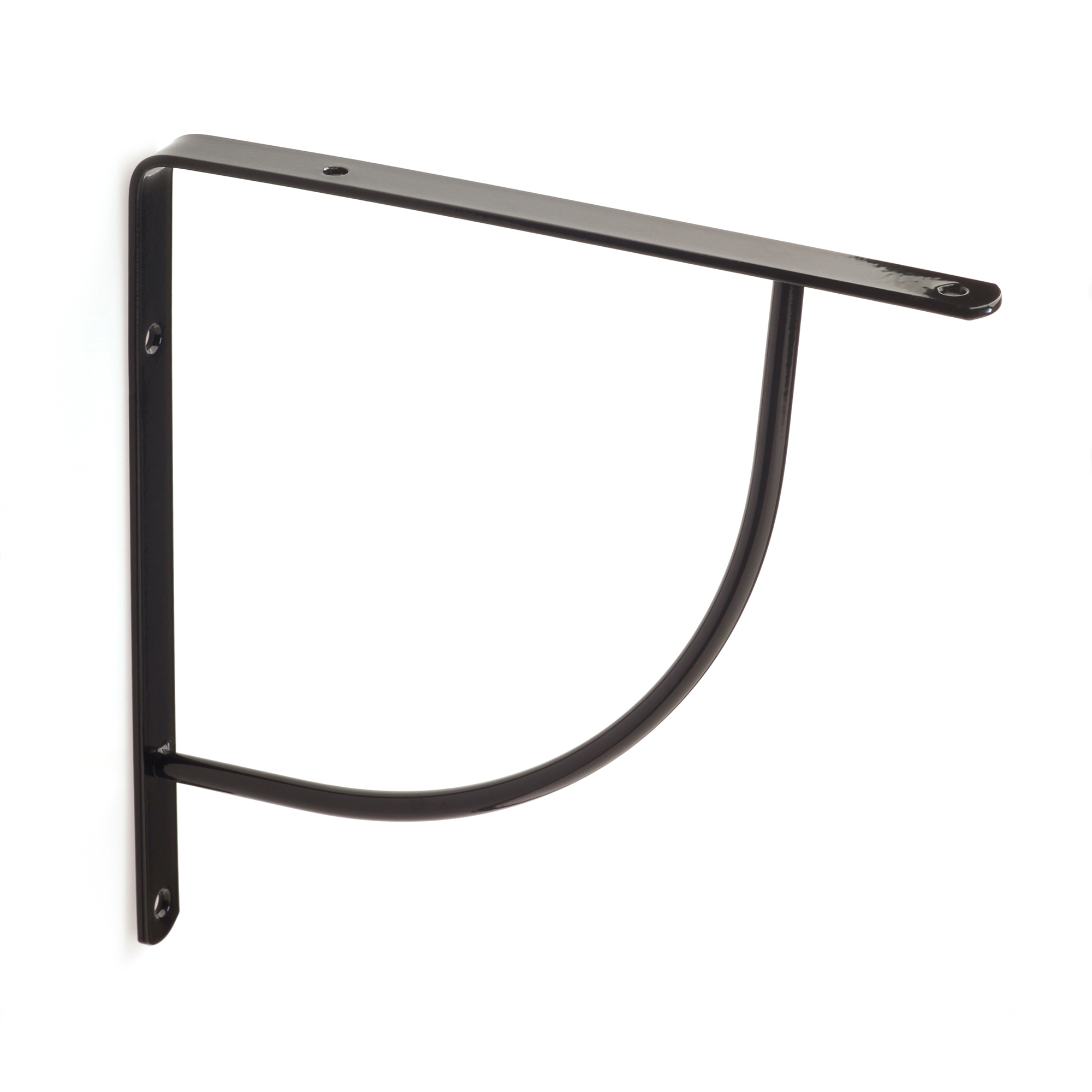 Escuadra de balda rei 1460 | 20x240x240 mm | negro