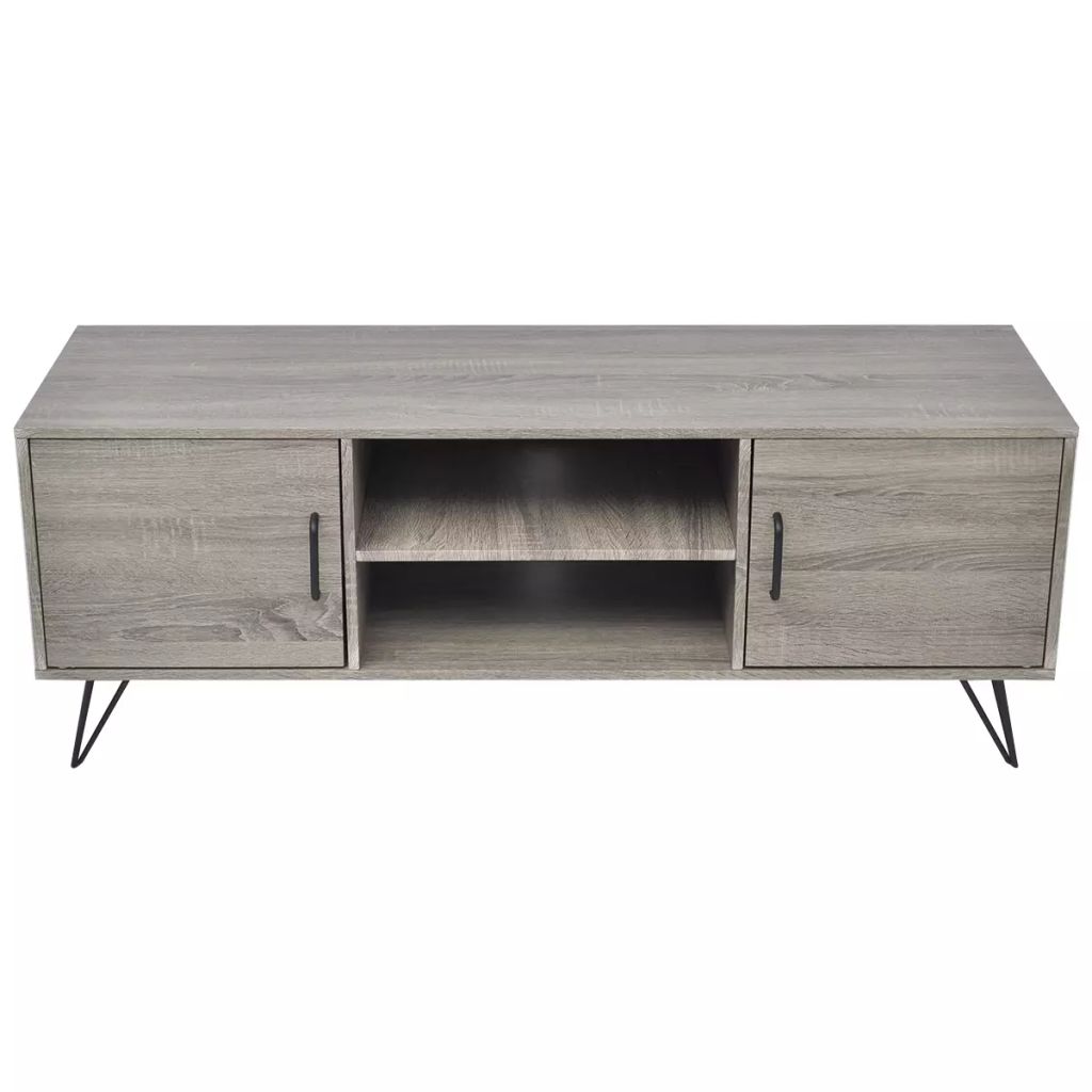 Mueble de tv/aparador de diseño práctico 120 cm gris
