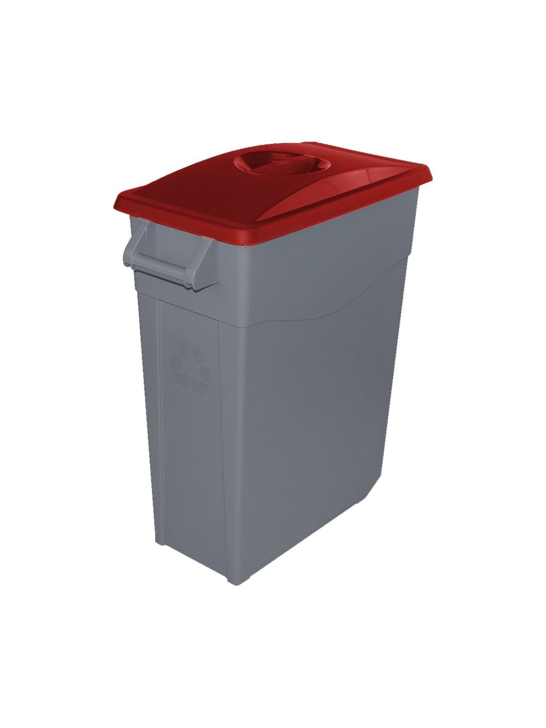 65 l - tapa cerrada | rojo | contenedor de basura denox 65, 85 y 110 - de