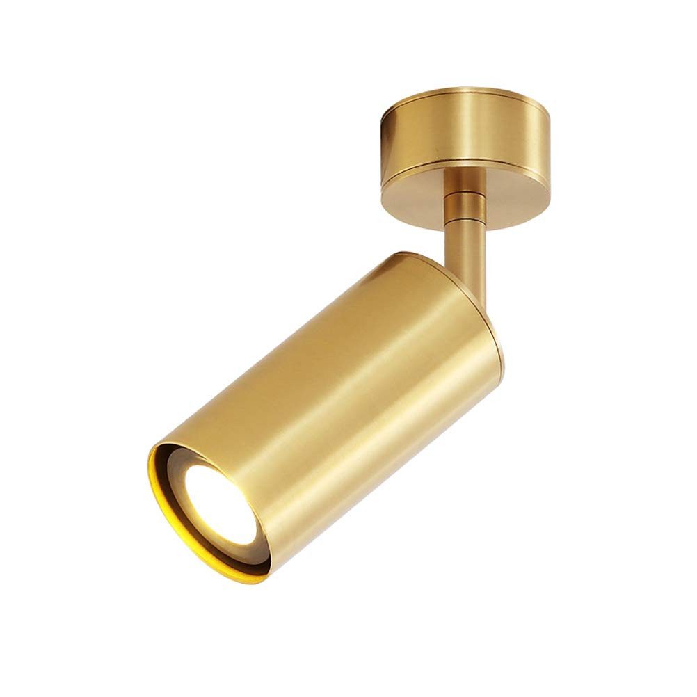 Nettlfe lámpara de techo gu10 dorado 7x6