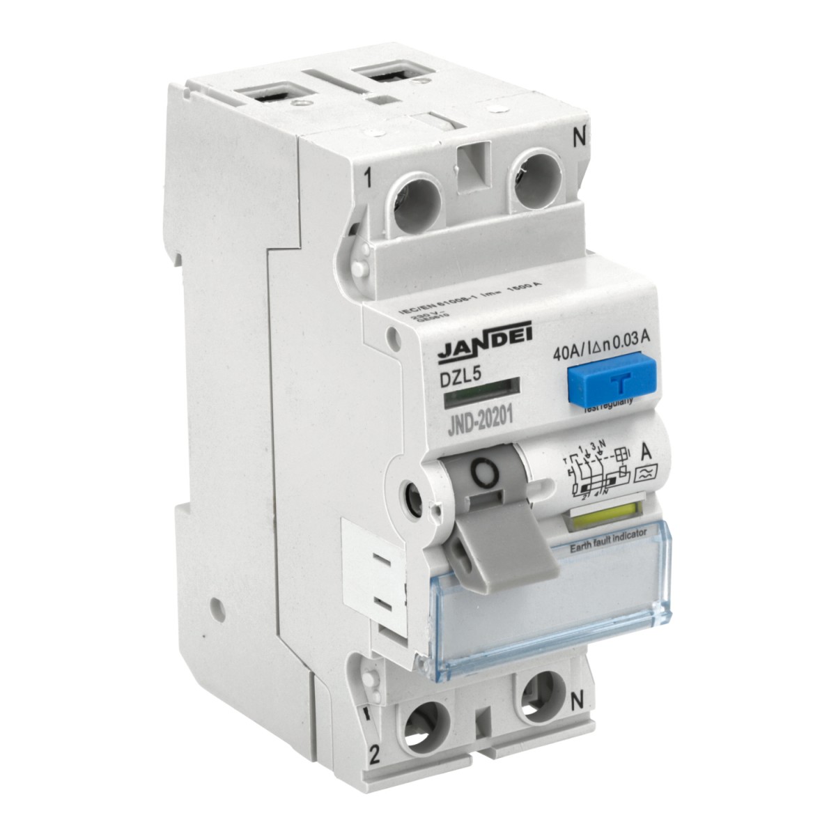 Interruptor diferencial 2p 40a electromagnético tipo a 0,1s
