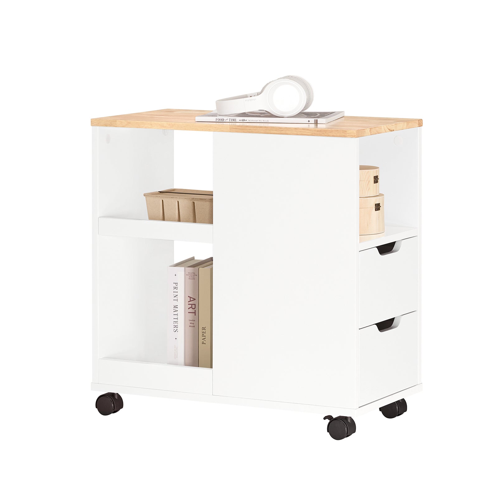 Mesa auxiliar soporte para impresora fbt130-wn sobuy