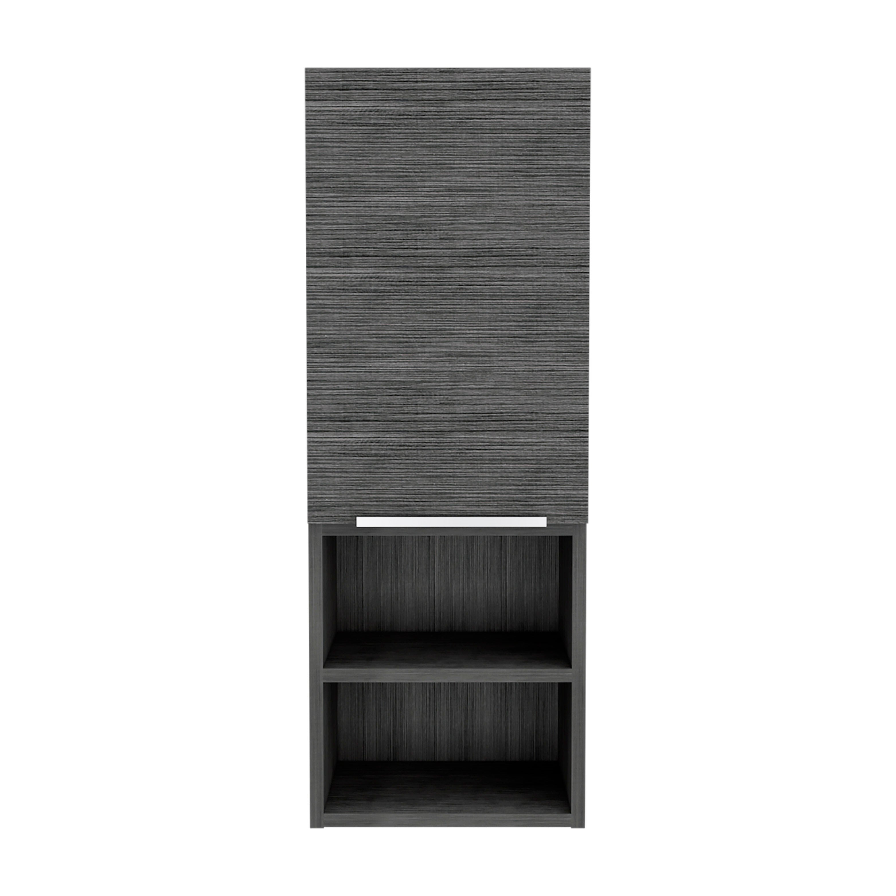 Armario de pared baño mila, con estantes