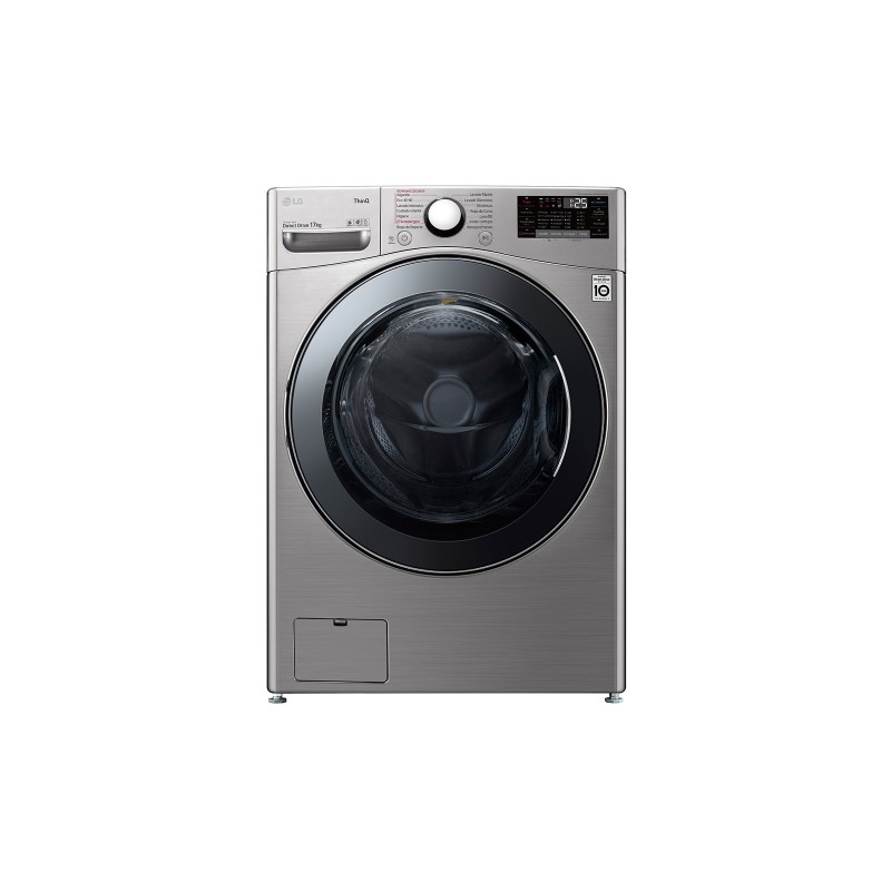 Lavadora lg f1p1cy2t 17 kg 1100 rpm vapor inox antihuellas