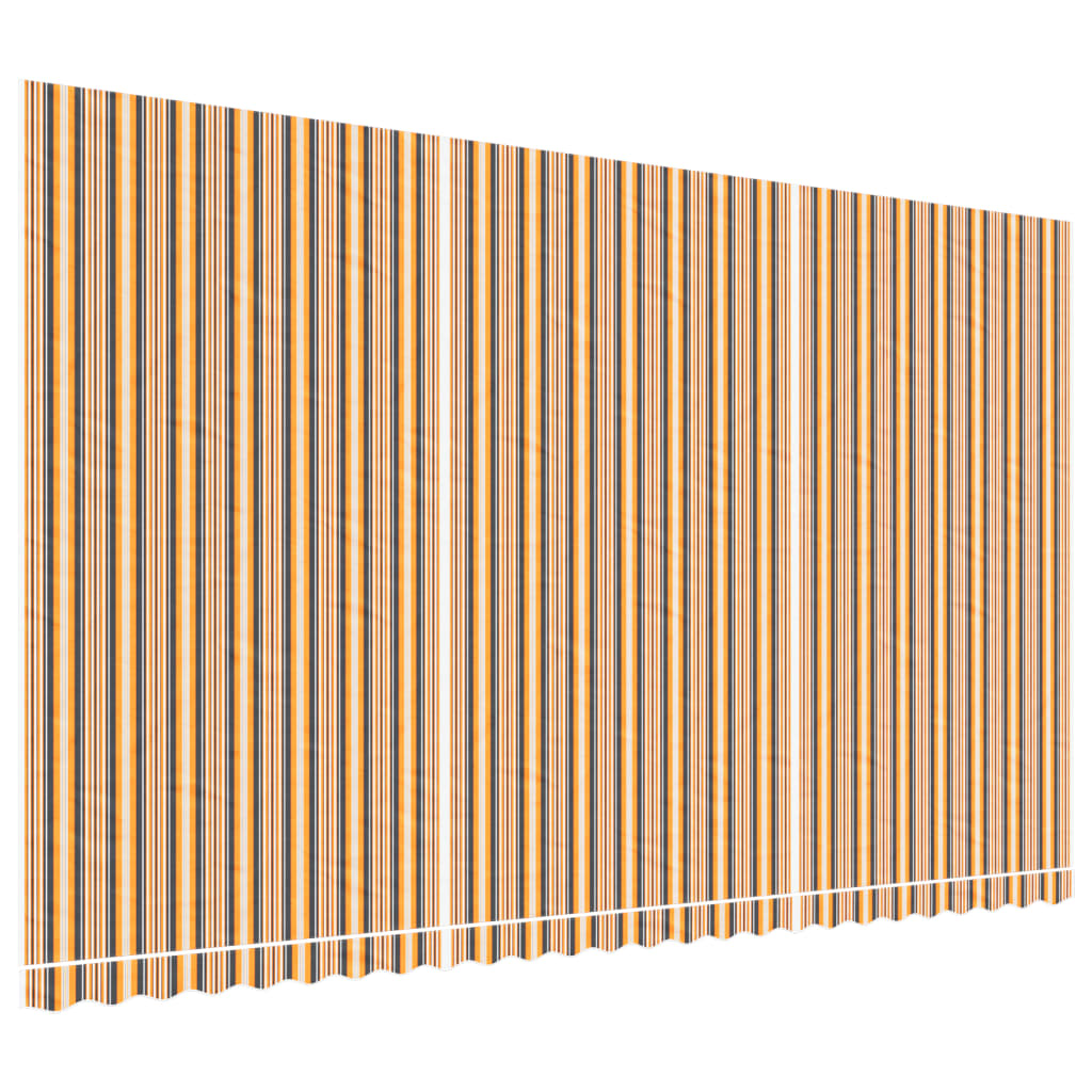 vidaXL tela de repuesto de toldo rayas de colores 6x3,5 m