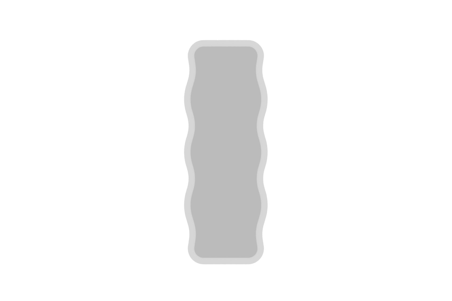 Espejo de madera <<aror>> - 50 x 160 cm - blanco