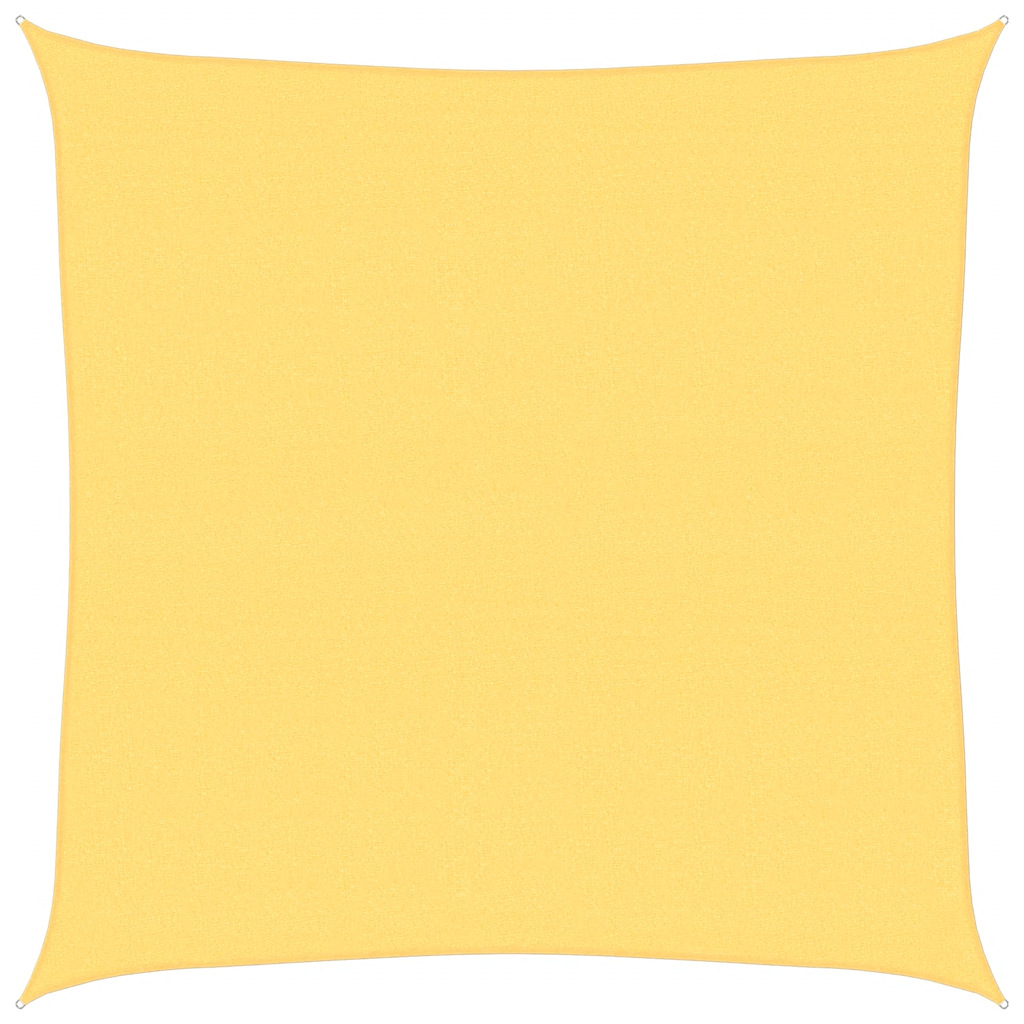 vidaXL toldo de vela hdpe beige 160 g/m² 4x4 m