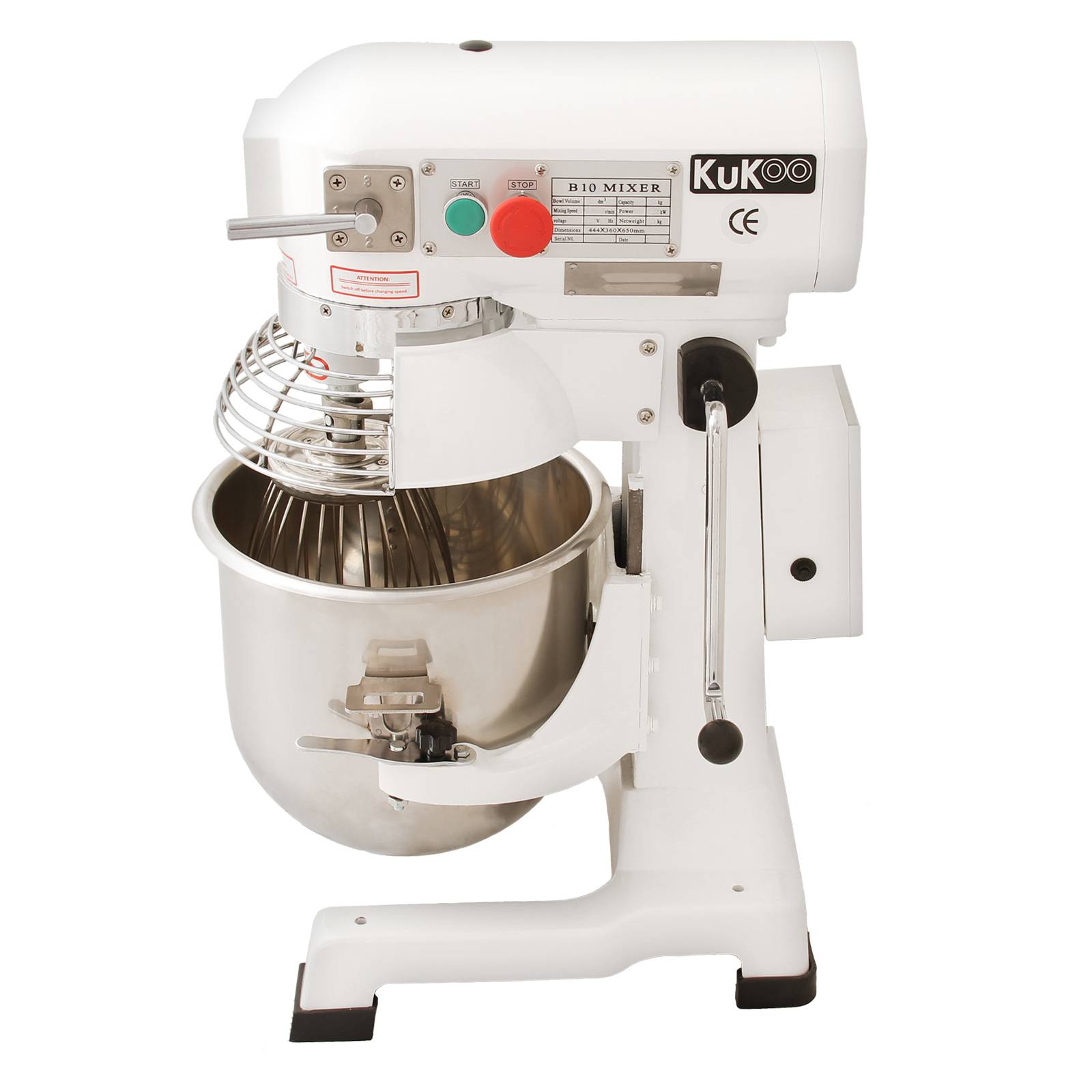 Robot de cocina multifunción kukoo 10 litros con accesorios