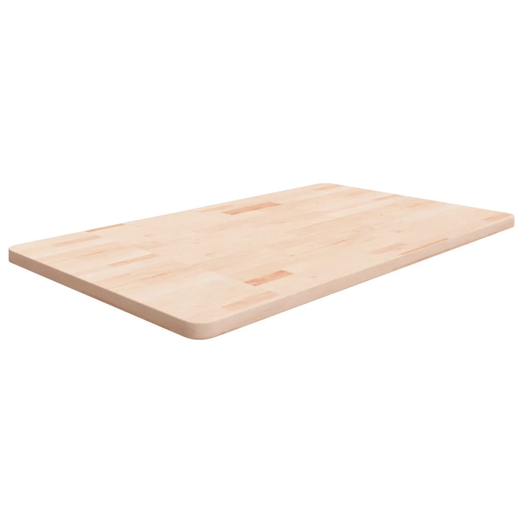 Encimera de baño madera maciza sin tratar 100x60x2,5 cm eerf9353