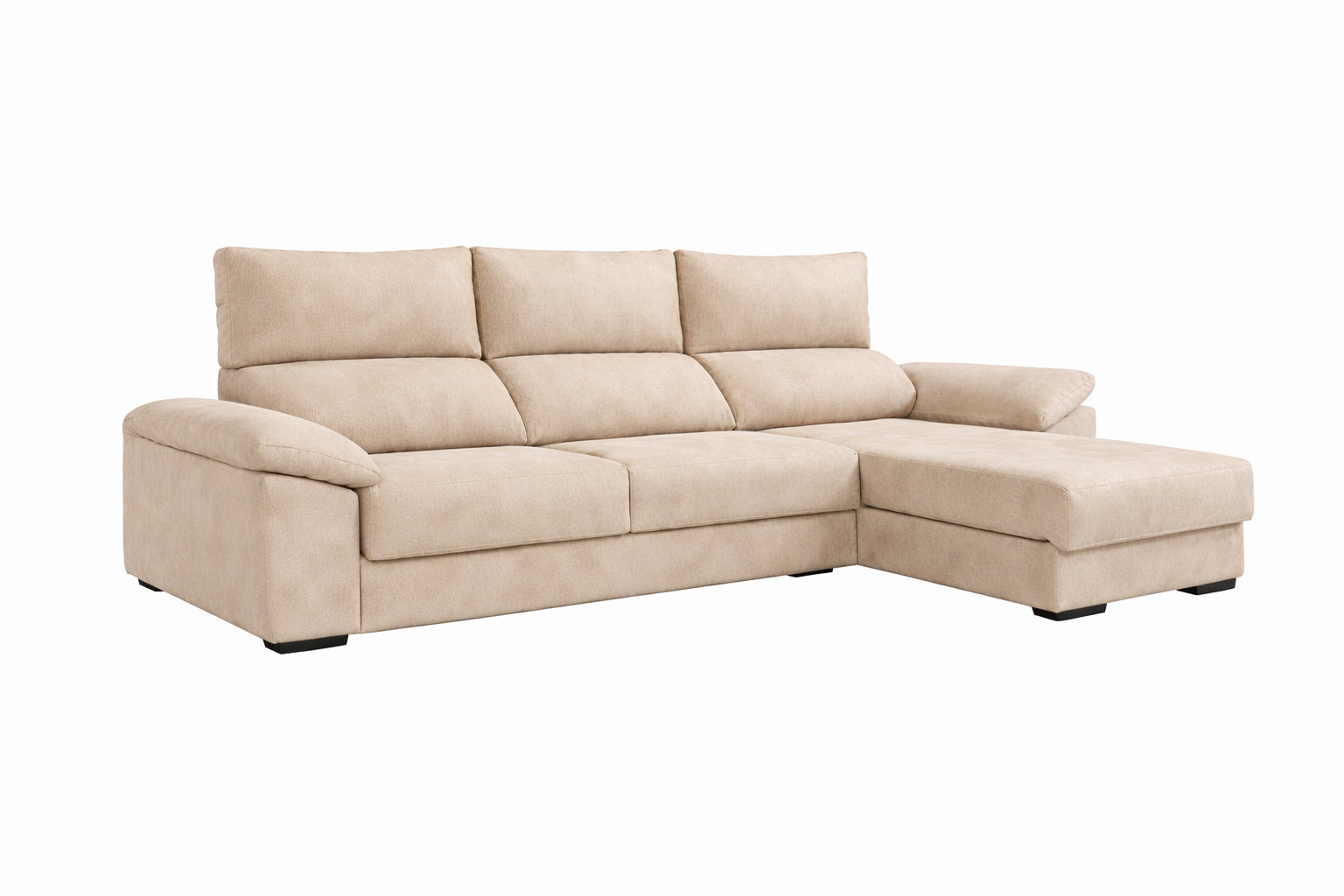 Dupi sofá chaiselongue sleep pro | arcón reversible | beige