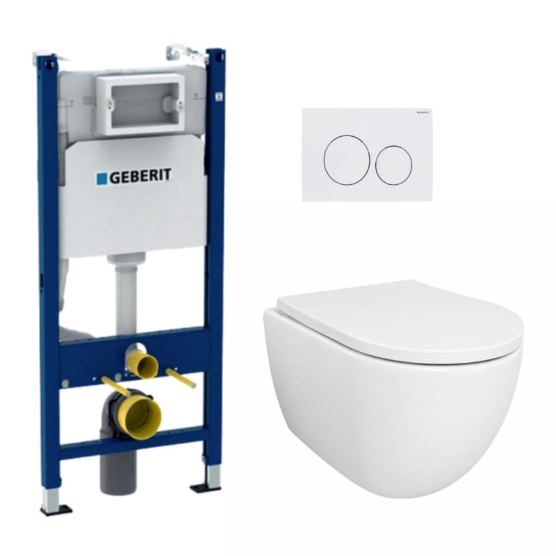 Pack geberit duofix + delta 20 blanco + wc swiss 53 tornado ab
