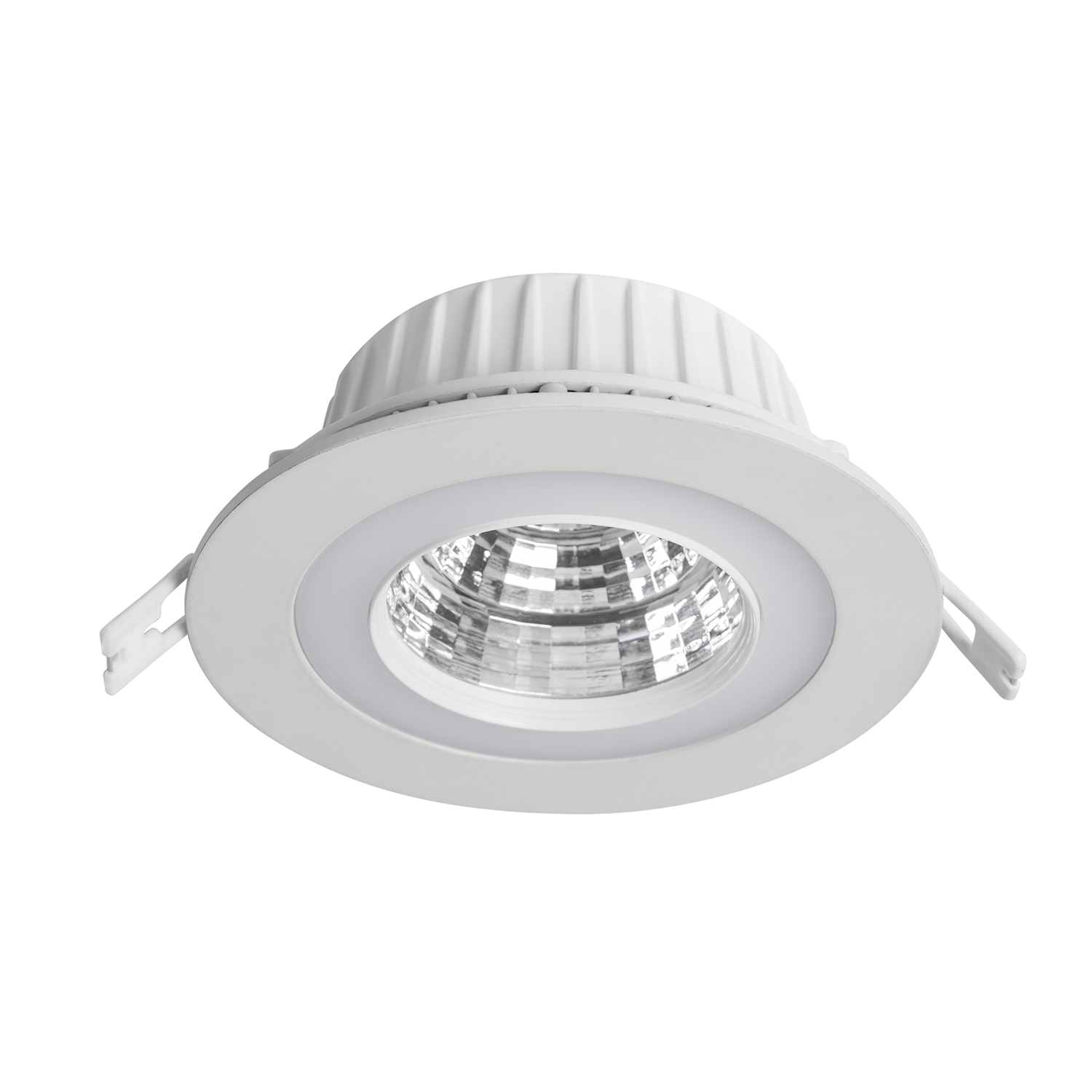 Foco empotrable LED con doble encendido 15w+3w 4000k redondo blanco