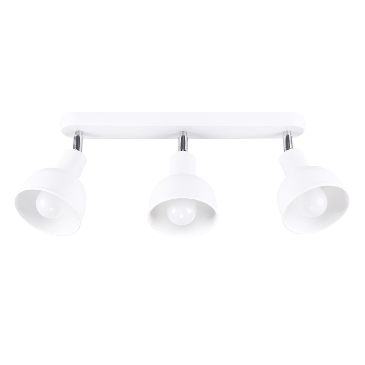 Lámpara de techo elba 3 blanco acero 59x18.5x24cm