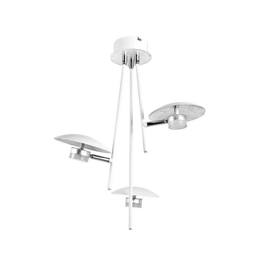 Suspensión - fabrilamp 153693074 - 3 luces - metal - LED integrada - blanco