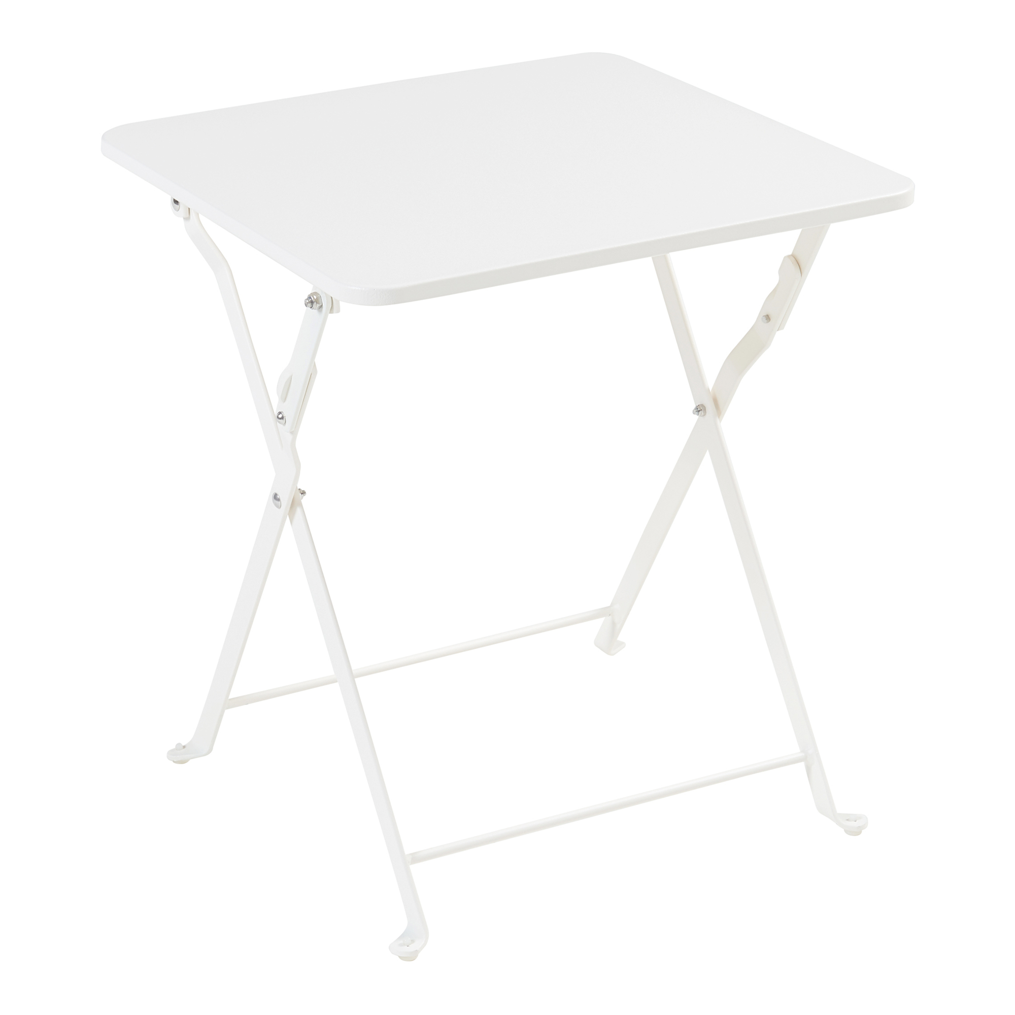 Mesa plegable vegårshei acero 45x40x40 cm - blanco [en.casa]