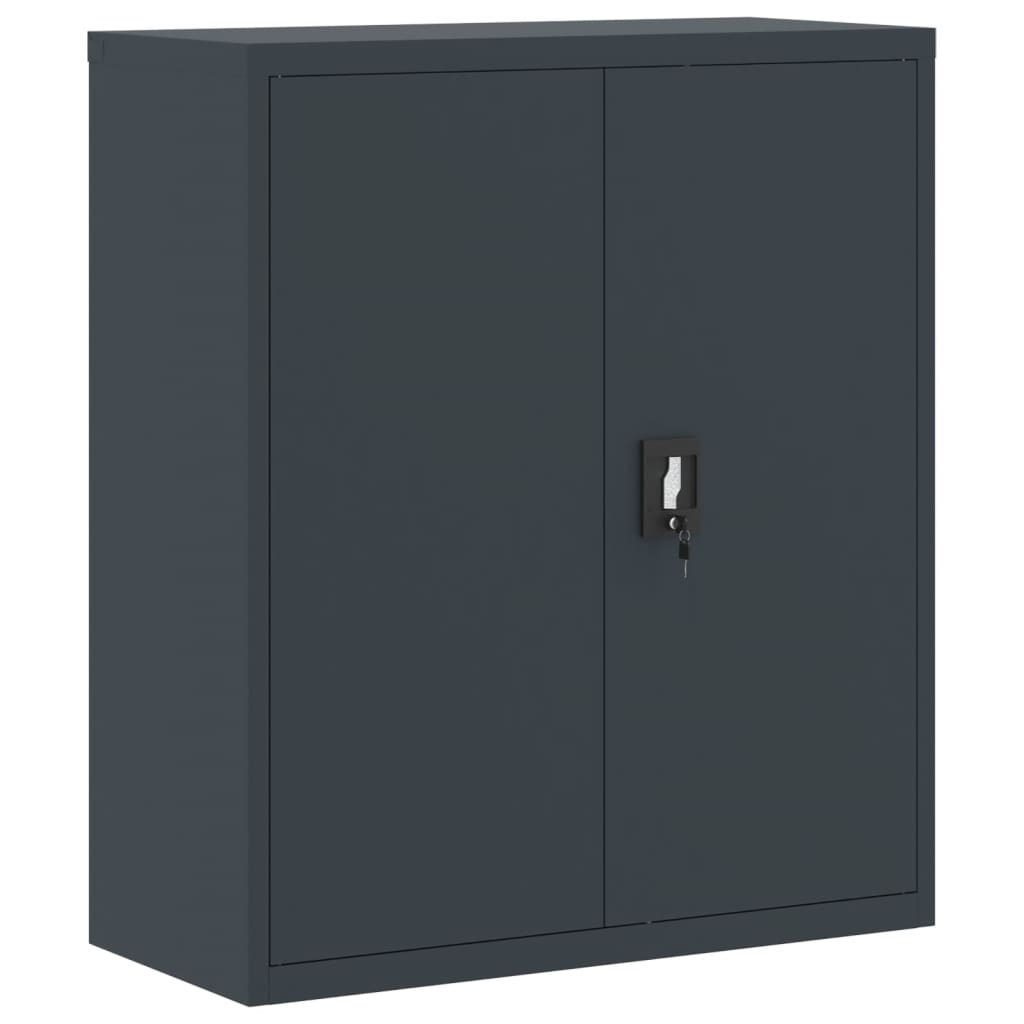 vidaXL armario archivador de acero gris antracita 90x40x105 cm