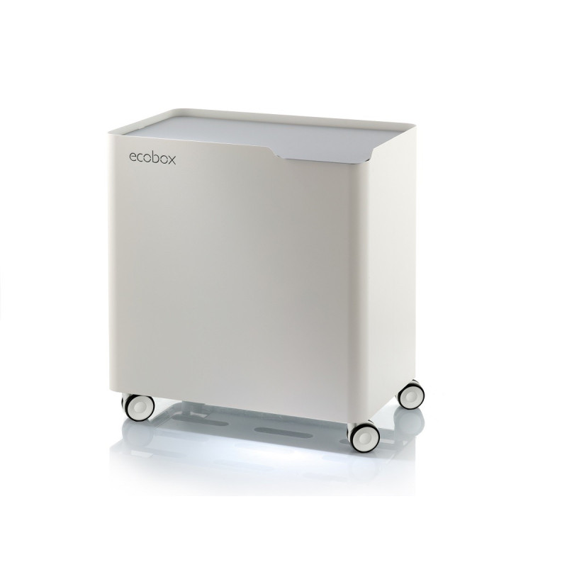 Cubo de basura para el reciclaje ecobox-top, 40 litros