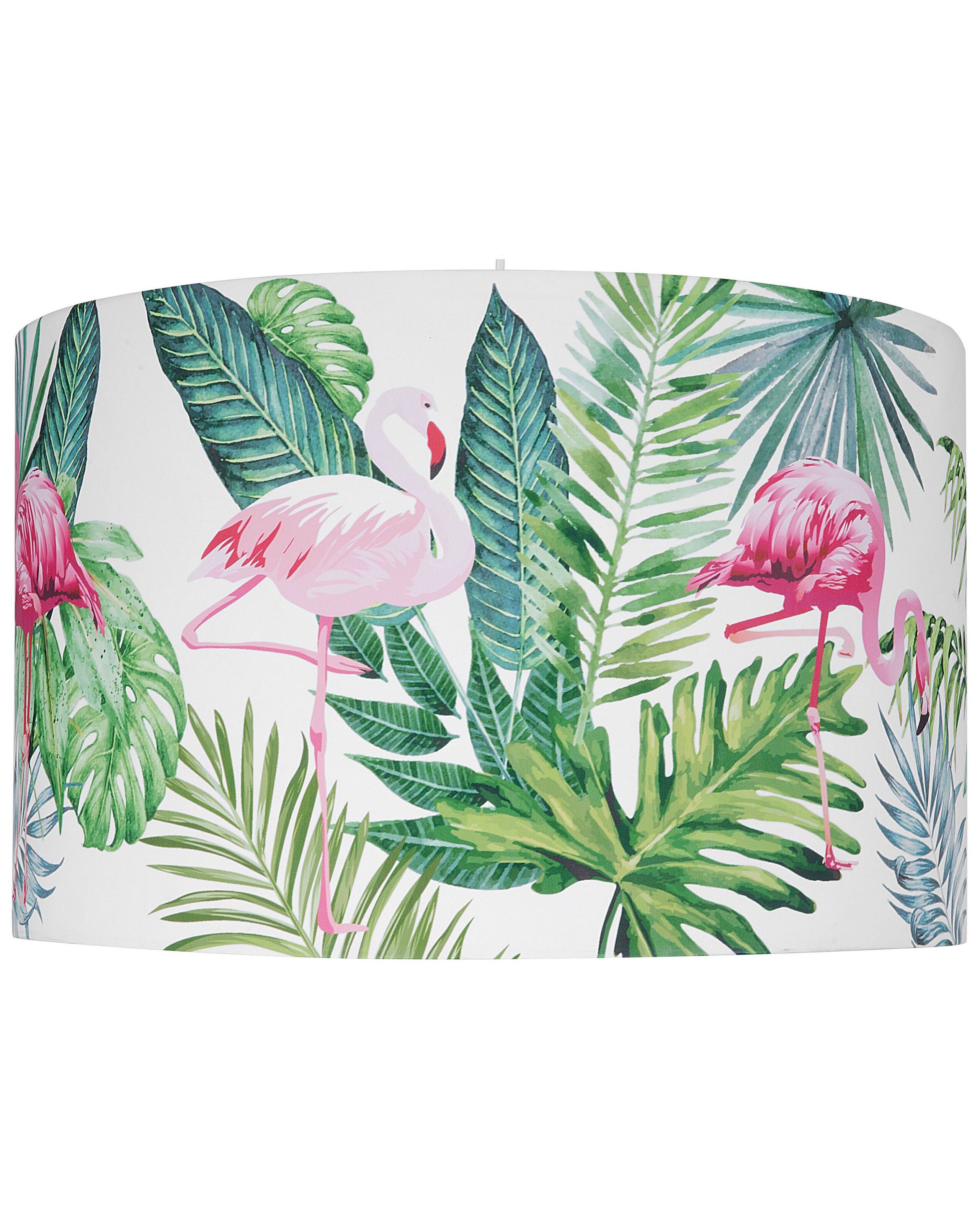 Lámpara colgante flamingo multicolor