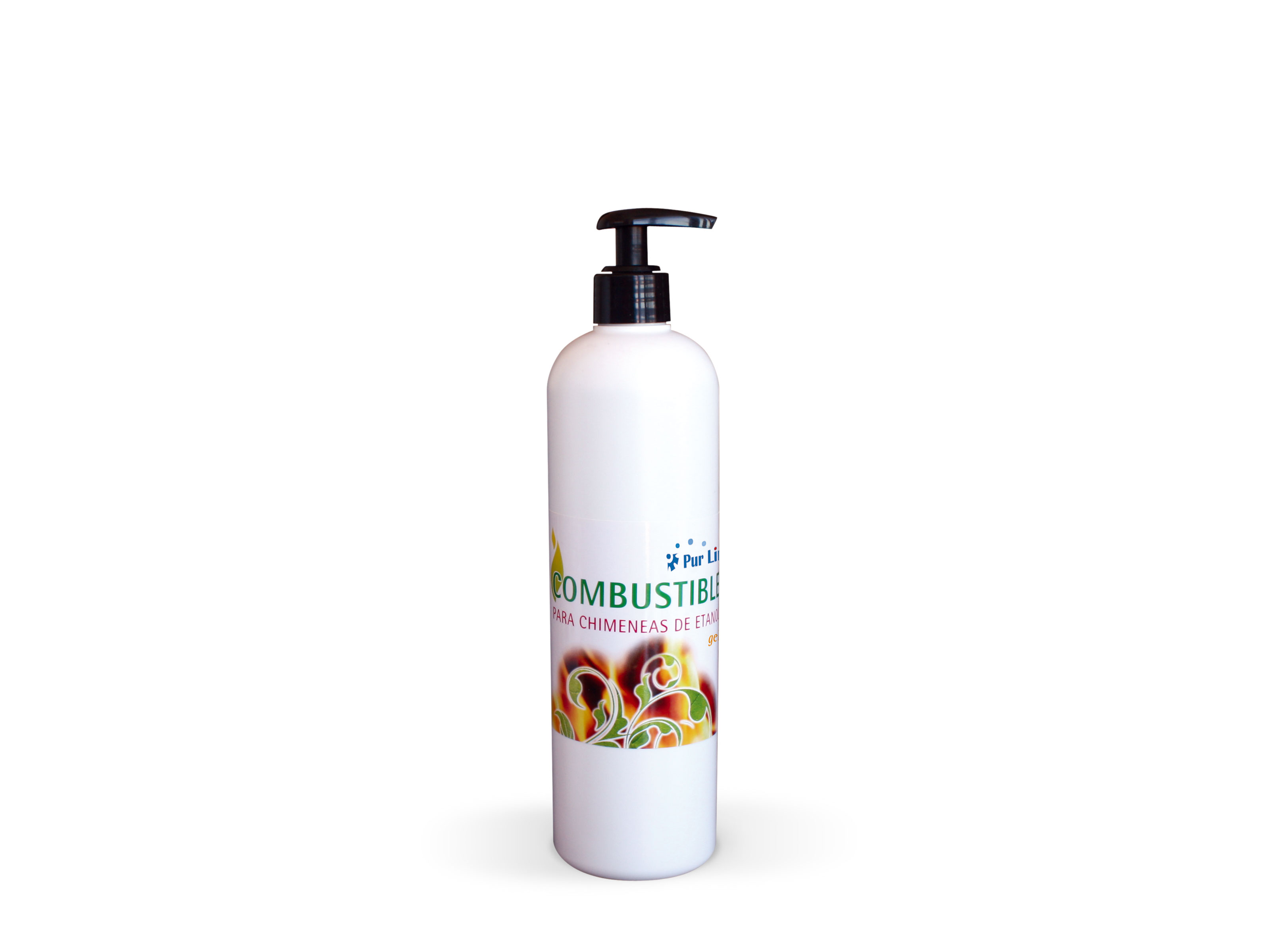 Combustible etanol de origen natural aroma neutro.caja 12 botellas de 500ml