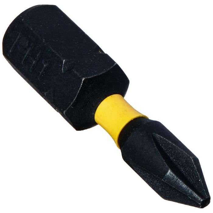 Dewalt torsion bitph1, plata, 25 mm, juego de 5 piezas - dt7993t-qz