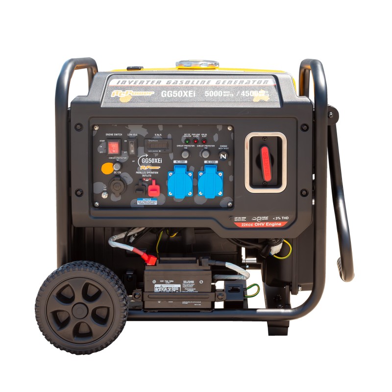 Gg50xei generador eléctrico inverter gasolina 5kw itcpower
