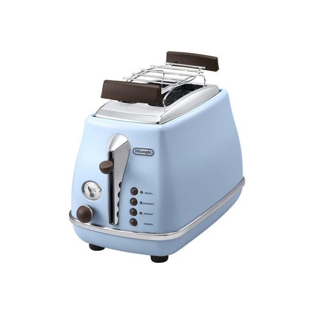 Tostadora icona vintage - delonghi ctov 2103.az - 2 ranuras - 6 posiciones