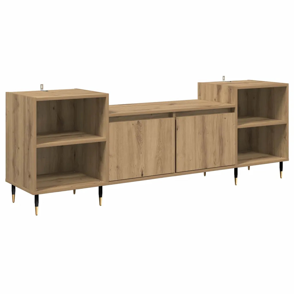 Mueble de tv rectangular moderno de 160 x 35