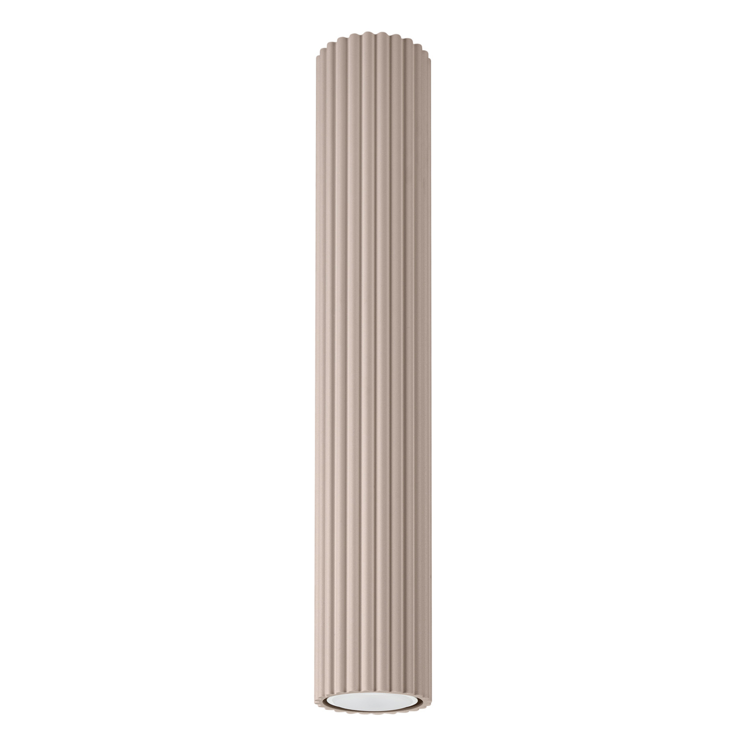 Lámpara de techo karbon 1 gris pardo aluminio 6.5x40x6.5cm