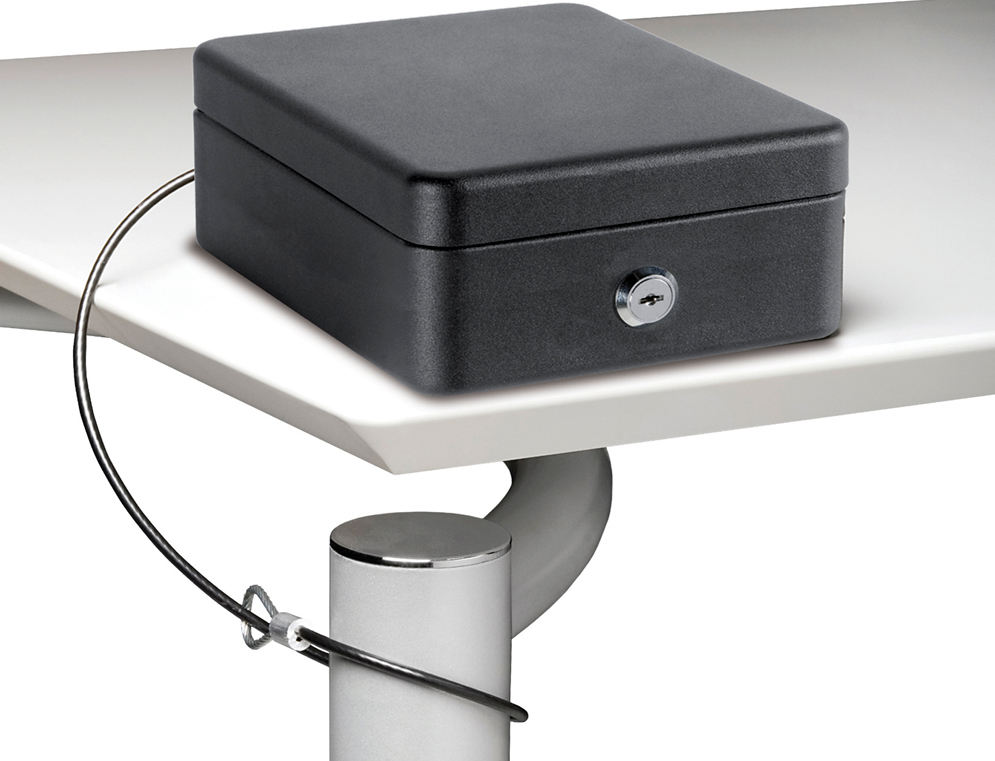 Arregui private c9467 caja caudales con llave, con cable de fijación