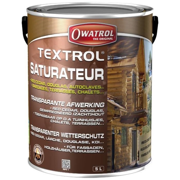 Aceite saturador textrol incoloro 5 lt