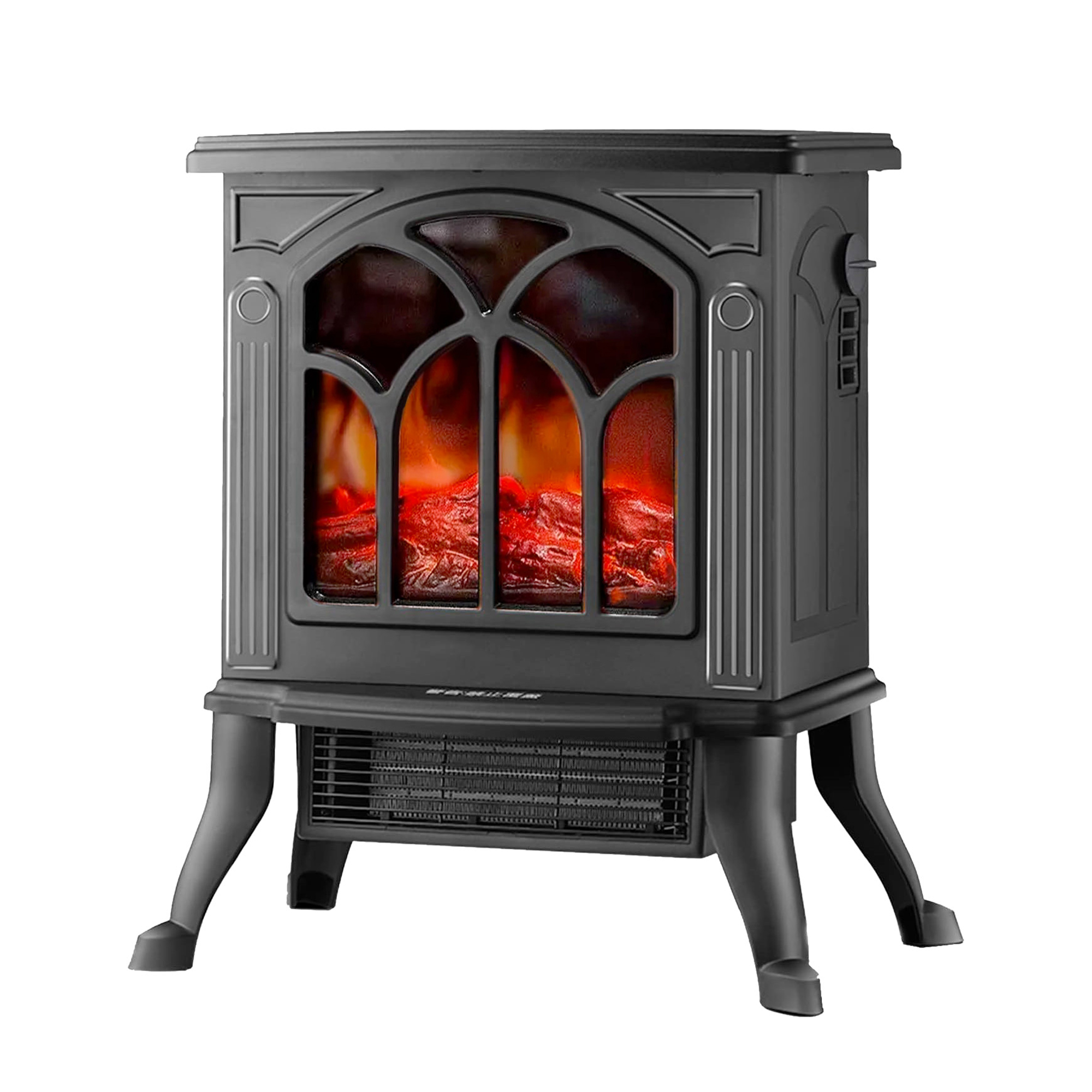 Estufa/chimenea eléctrica ideria sannover 1800 w