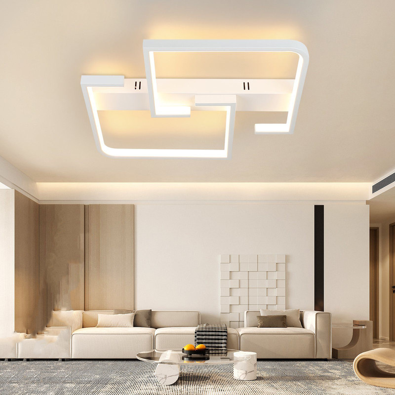 Nettlife plafon de techo LED salón regulable con control remoto 45w 60cm