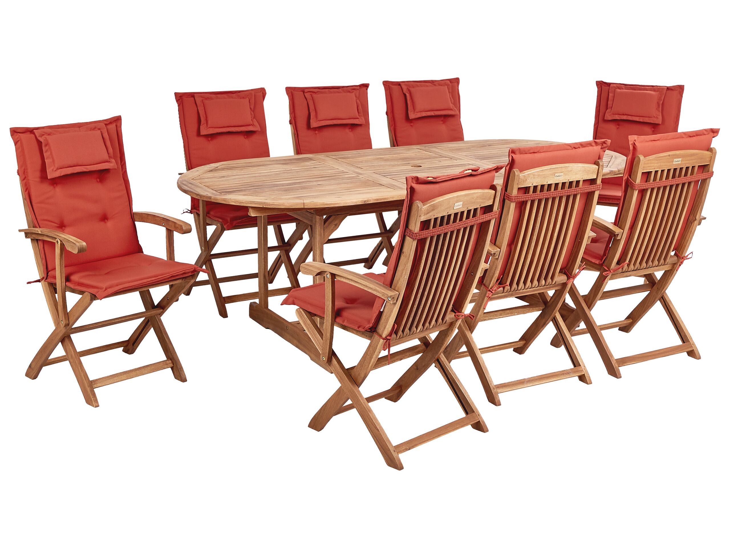 Conjunto de comedor marrón maui ii