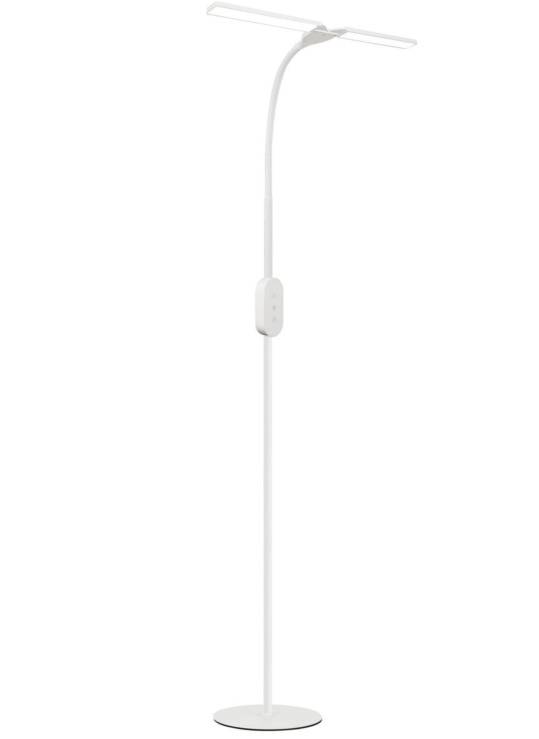 Nettlife lámpara pie LED 9w táctil lectura 158cm regulable temporizador