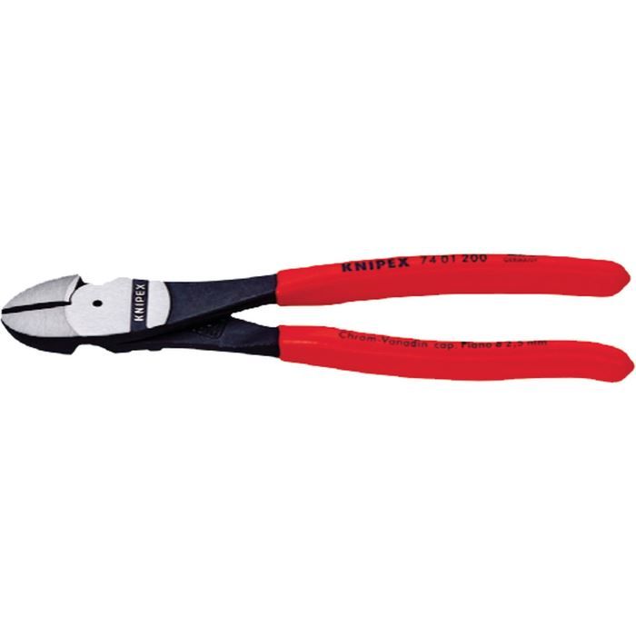 Alicate de corte lateral con dentado alto - knipex - 180 mm - acero al crom