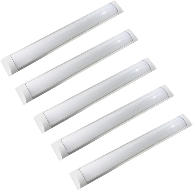 5x regletas LED slim 36w, color blanco neutro 4200k, 120cm
