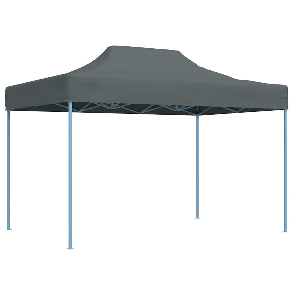vidaXL carpas de fiesta 17 pcs antracita con marco azul tela oxford