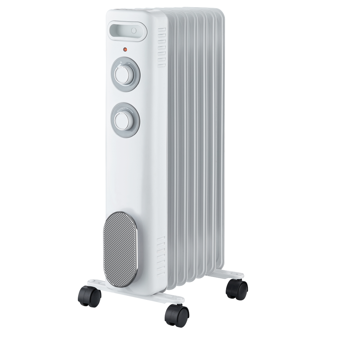 Radiador móvil thomson calista de aceite, 2000 w, blanco