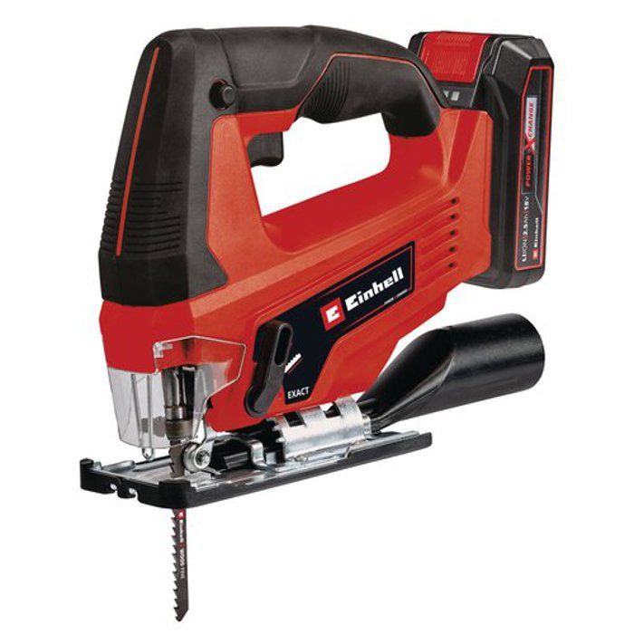 Sierra de calar inalámbrica einhell tc-js 18/70 li kit (18v, profundidad de