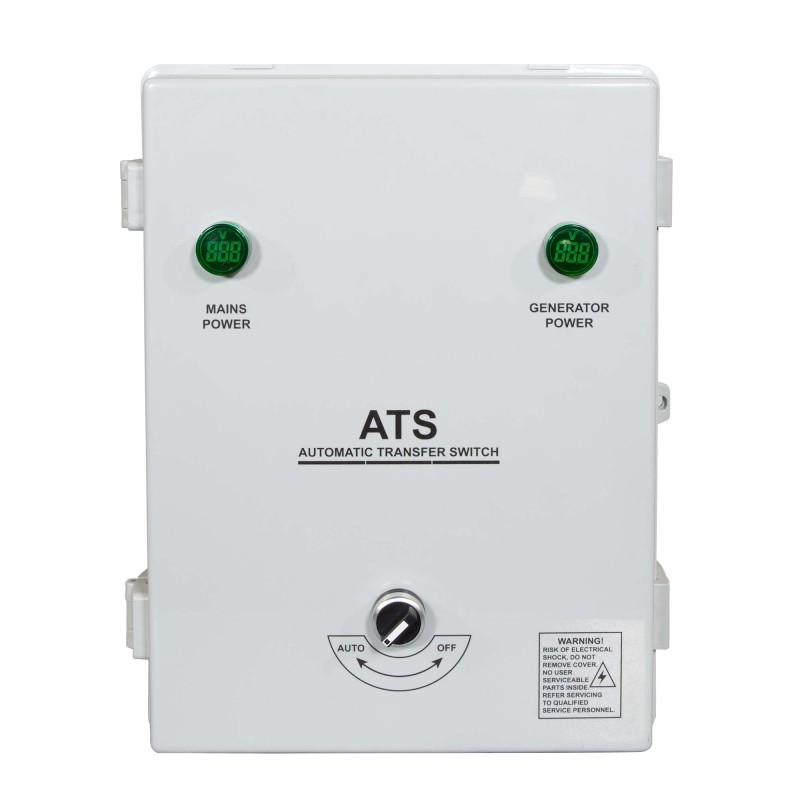 Ac-ats-w-25a-3 automatismo caída tensión red eléctrica trifásico 400v