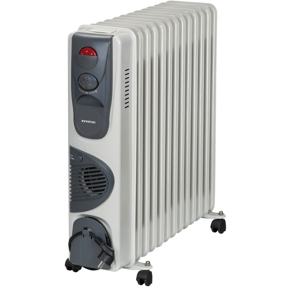Radiador de aceite ventilador infiniton hot-300 - 3kw,3 niveles,turbo